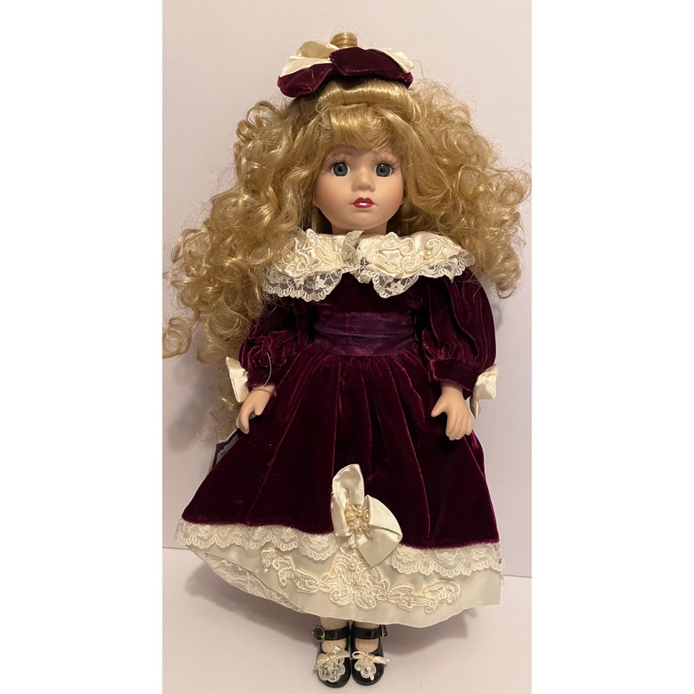 Vintage Brass Key Victorian Collection Limited Edition Genuine Porcelain Doll